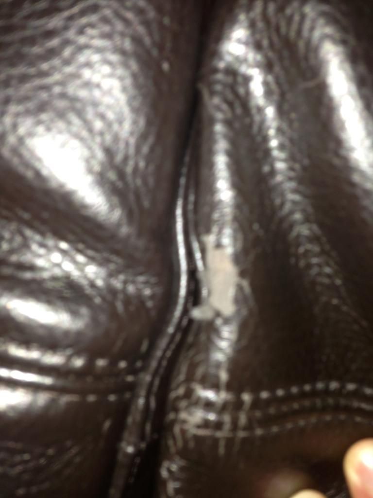 How to fix and prevent more peeling to this Bicast Leather?
